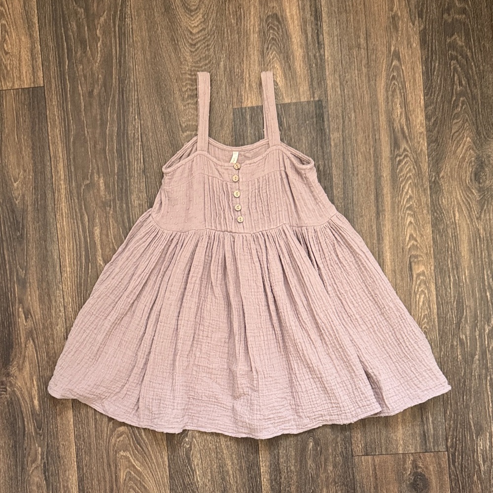 Rylee + Cru Dusty Lavender Kids Dress
